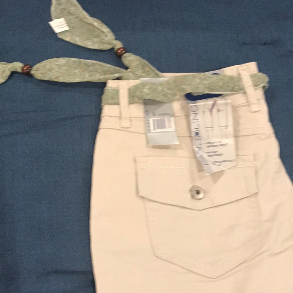 Bandolinoblu crop jeans size 6 tan